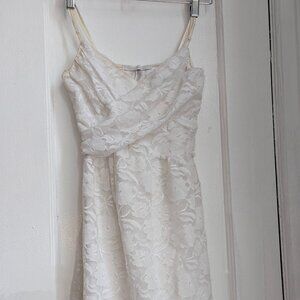 White Lace by Charlotte Russe Small Dress